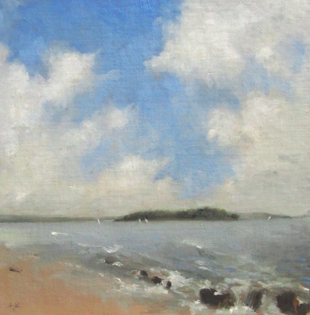 Four Boats off Sears Island by Jean Wiecha