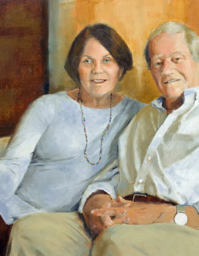 The Saletts at Home by Painter Jean Wiecha